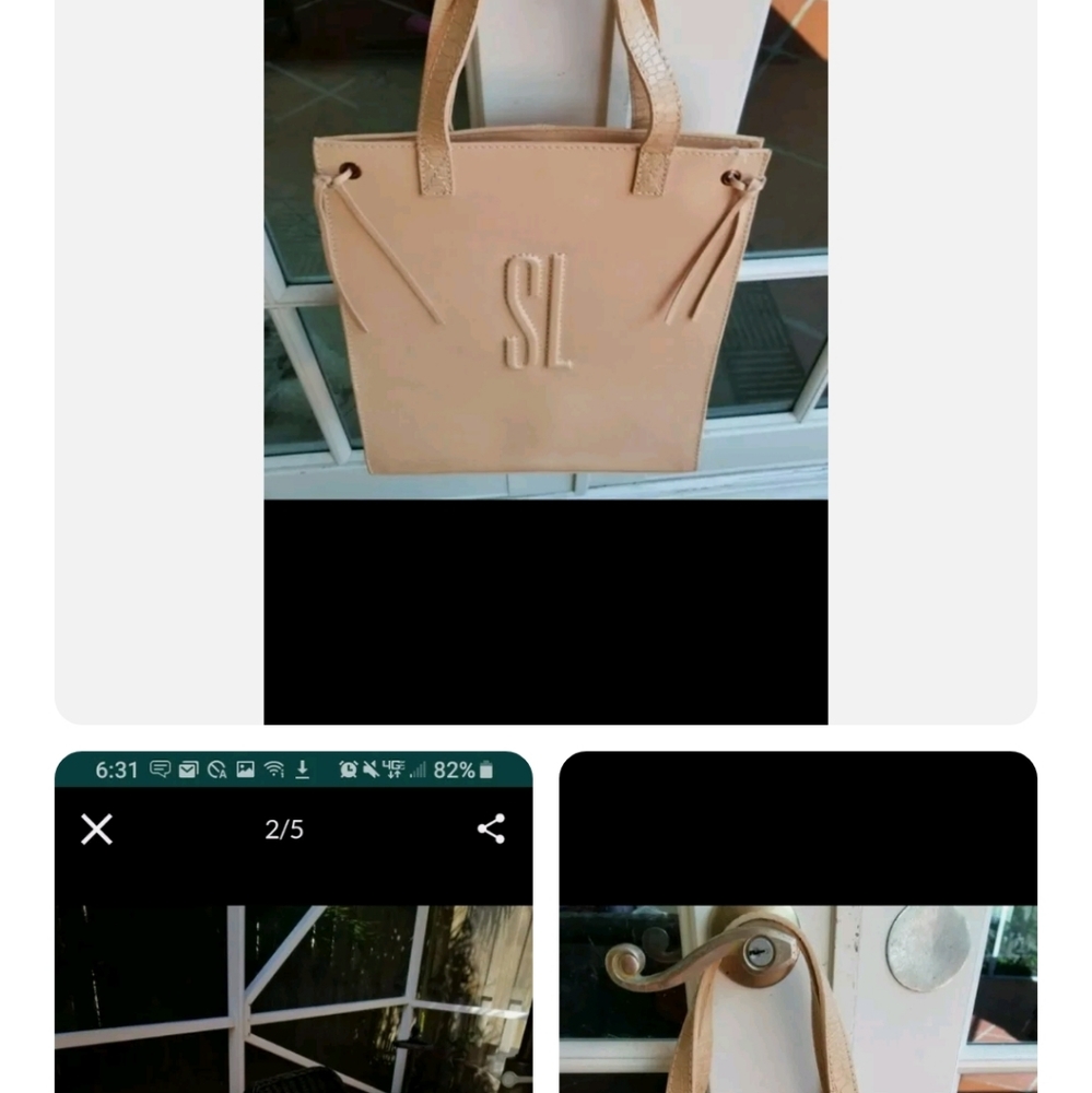 Santa Lola Large bag with logo-NEW - Retails for $249
